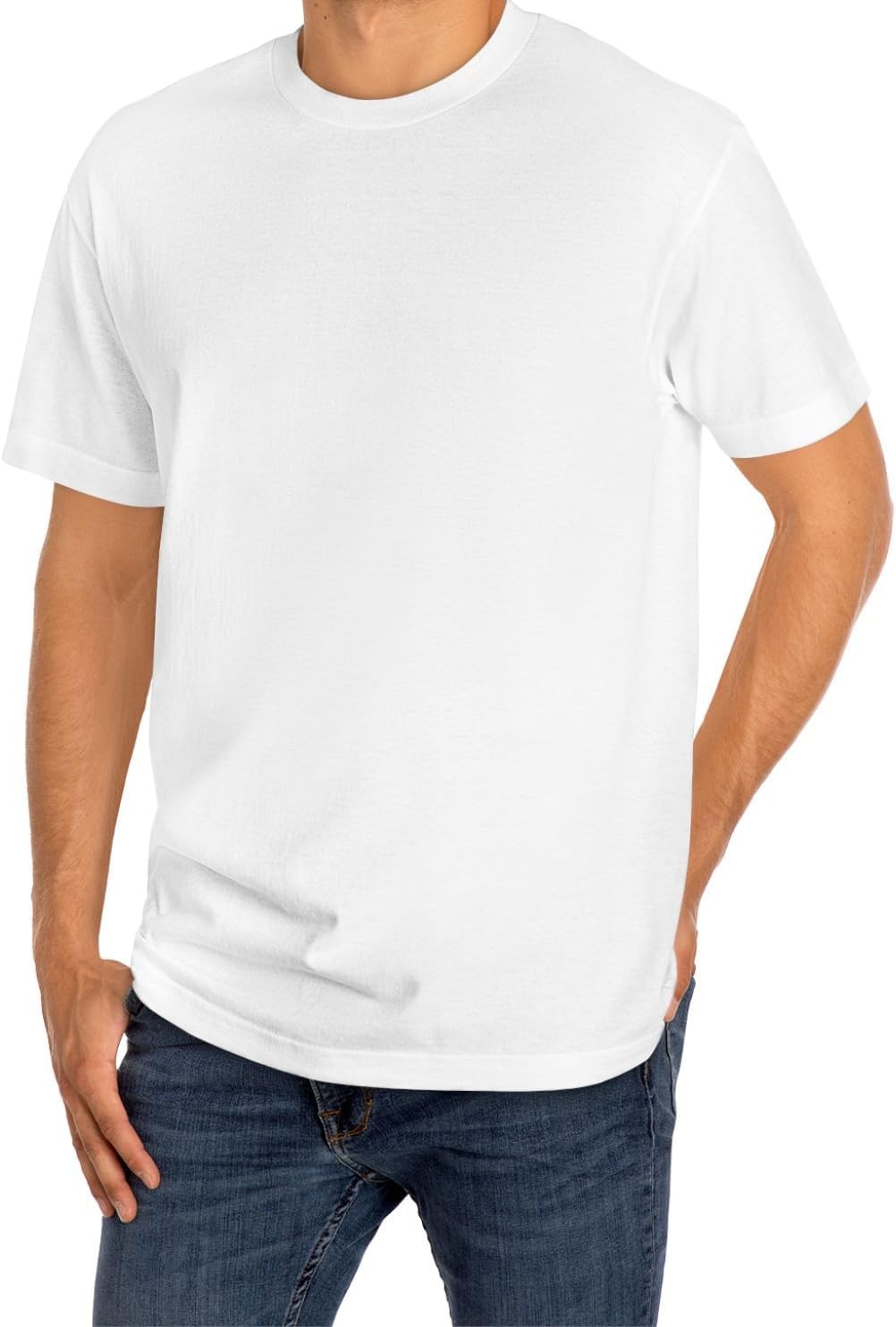 Premium Heavy Cotton T-Shirt for Men & Women | 100% Pure Cotton Tee | Durable, Soft & Classic Unisex Fit