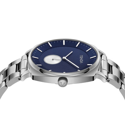 Trnda Men's Stainless Steel Watch, Blue Dial | Trnda-45mm