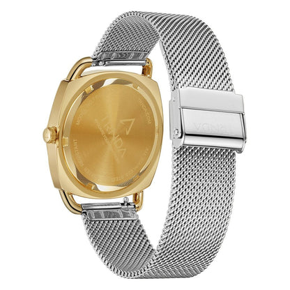 Trnda Women's Stainless Steel Gold Watch, Silver Dial | Trnda-W35.8