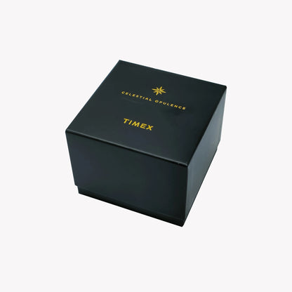 Timex Men's Black Leather Watch, Black Dial | Tw2r47500